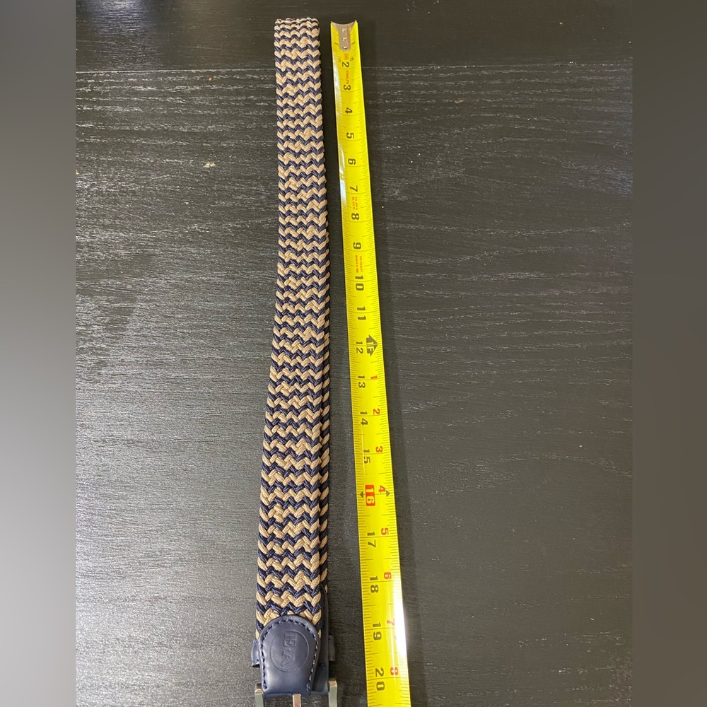 Multi color braided belt 40” in total length